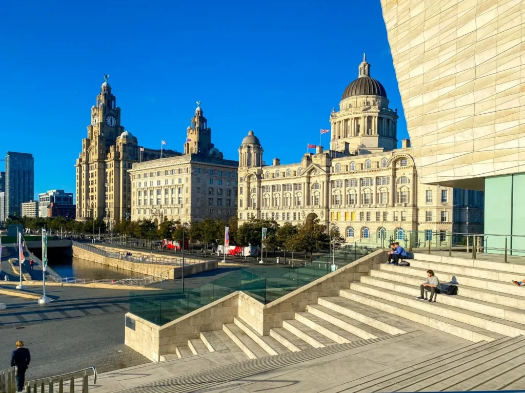 The Three Graces of Liverpool.