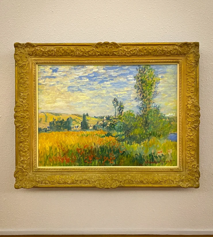 Poppy Field near Vetheuil - Claude Monet